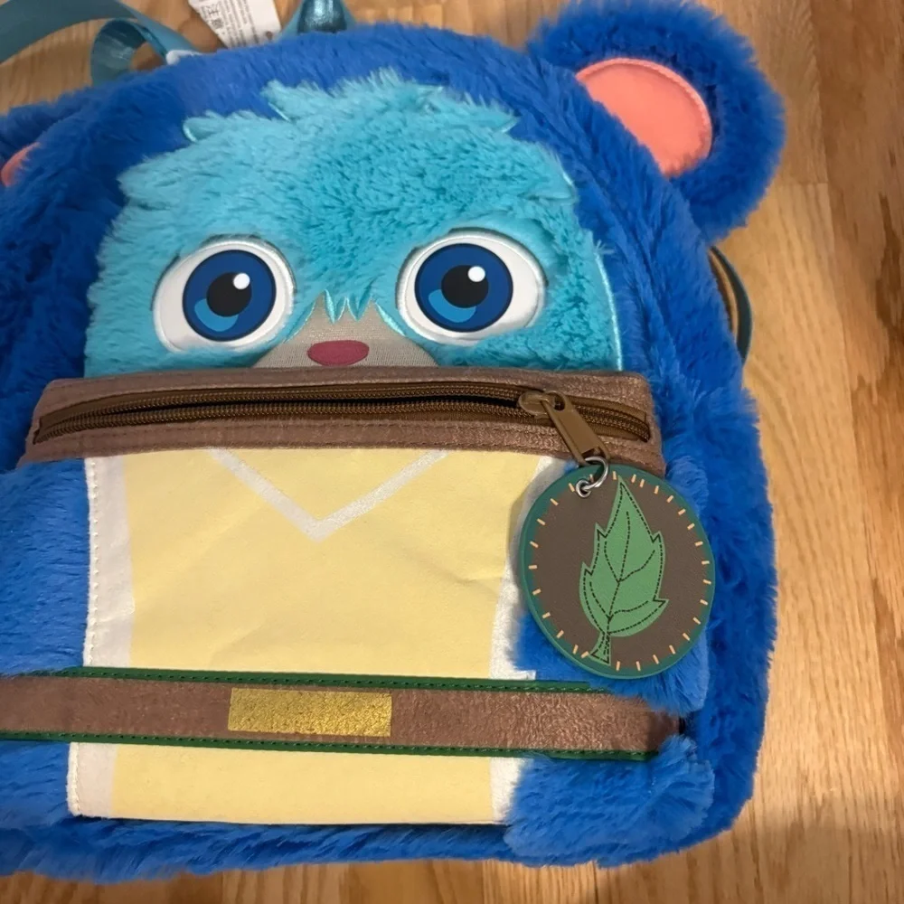 Disney Parks Star Wars Young Jedi Adventures Nubs Backpack Book Bag Plush Fuzzy